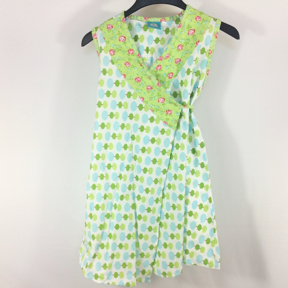 Blue Juniper Girls wrap dress